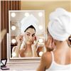 Image 2 : Hollywood Vanity Mirror With 9 Lights - 3 Color Modes, Touch Control, Tabletop Makeup Mirror - New