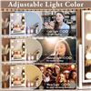 Image 5 : Hollywood Vanity Mirror With 9 Lights - 3 Color Modes, Touch Control, Tabletop Makeup Mirror - New