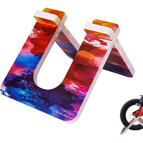 Lot of 2 Kids Balance Bike Stands/Bike Floor Display Stands (Multicolor) - New