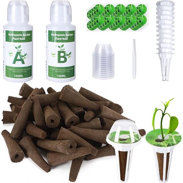 107pcs Garden Seed Pod Kit - Hydroponics Growing System Kit - New