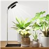 Image 1 : Bamworld Telescoping LED Plant Grow Light for Indoor Plants; 8W LED Halo Design, Full Spectrum - New