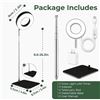 Image 4 : Bamworld Telescoping LED Plant Grow Light for Indoor Plants; 8W LED Halo Design, Full Spectrum - New
