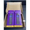 Image 1 : 2-Pack Remotes for Roku TV - Classic Roku Remotes Compatible w/ TCL/Onn/Hisense/Sharp etc. NEW