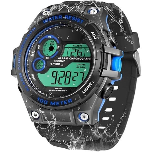 Tekmagic 100m Underwater/Scuba Diving Watch - Waterproof Sports Watch - New