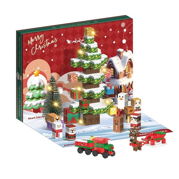 106PC Magnetic Toy Building Block Advent Calender - New