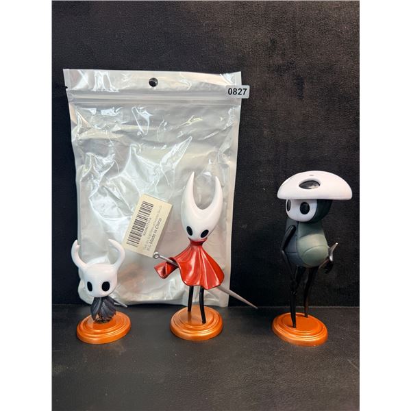 Set of 3 Hollow Knight Mini Collectible Figures 7.5cm/12.cm/12.5cm Sizes - New