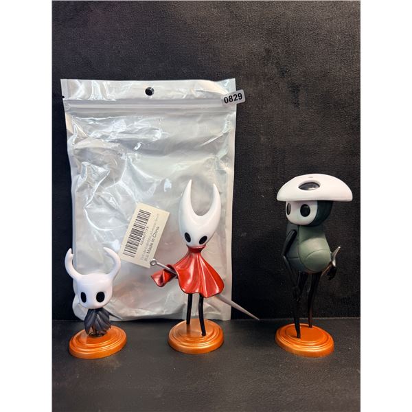 Set of 3 Hollow Knight Mini Collectible Figures 7.5cm/12.cm/12.5cm Sizes - New