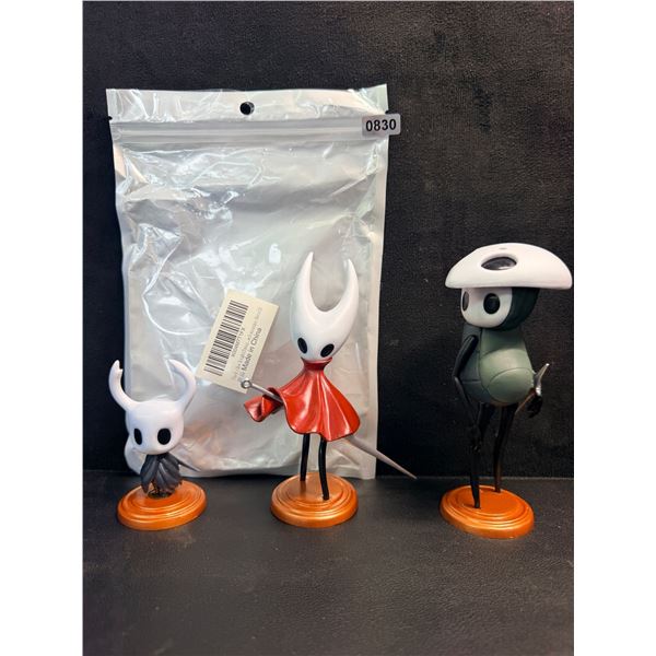 Set of 3 Hollow Knight Mini Collectible Figures 7.5cm/12.cm/12.5cm Sizes - New