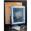 Image 1 : Hollywood Vanity LED USB Mirror - 3 Color Modes, Touch Control, Tabletop Makeup Mirror - New