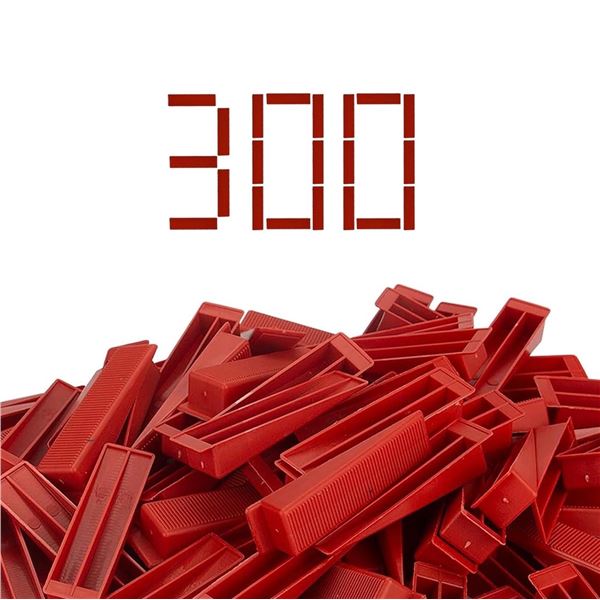 300PC Bag of Reusable Tile Levelling Wedges - New