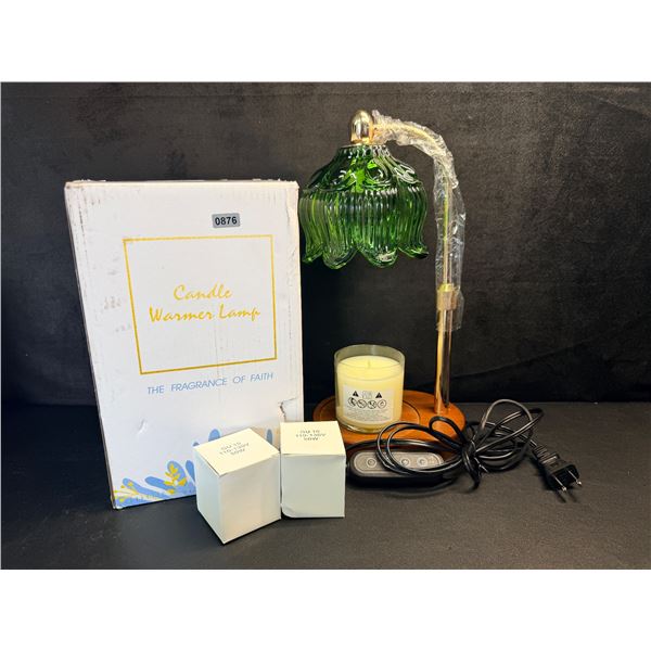 Candle/Wax Warmer Lamp with Adjustable Height Includes Bulbs - New