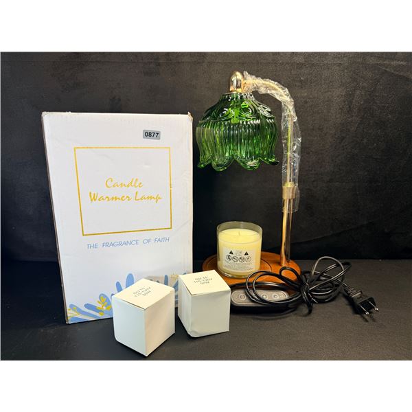 Candle/Wax Warmer Lamp with Adjustable Height Includes Bulbs - New