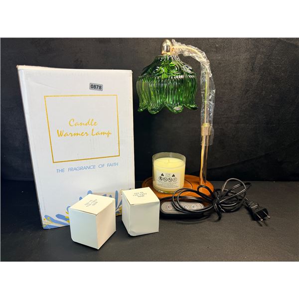 Candle/Wax Warmer Lamp with Adjustable Height Includes Bulbs - New