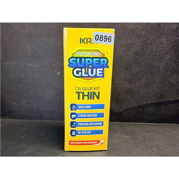 Fast Bond Super Glue - Thin Formula CA Glue Kit - New