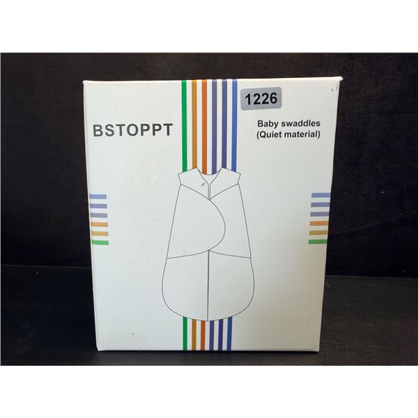 Newborn Sleep Sack/Wearable Baby Swaddle (0-3 Months) 3-Way Adjustable Design - New!