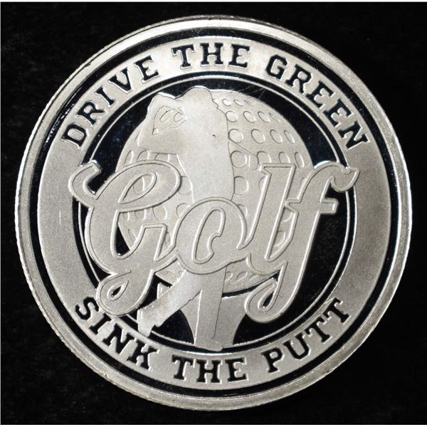 GOLF 1 OZ .999 SILVER ROUND