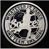 Image 1 : SOCCER 1 OZ .999 SILVER ROUND