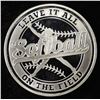 Image 1 : SOFTBALL 1 OZ .999 SILVER ROUND