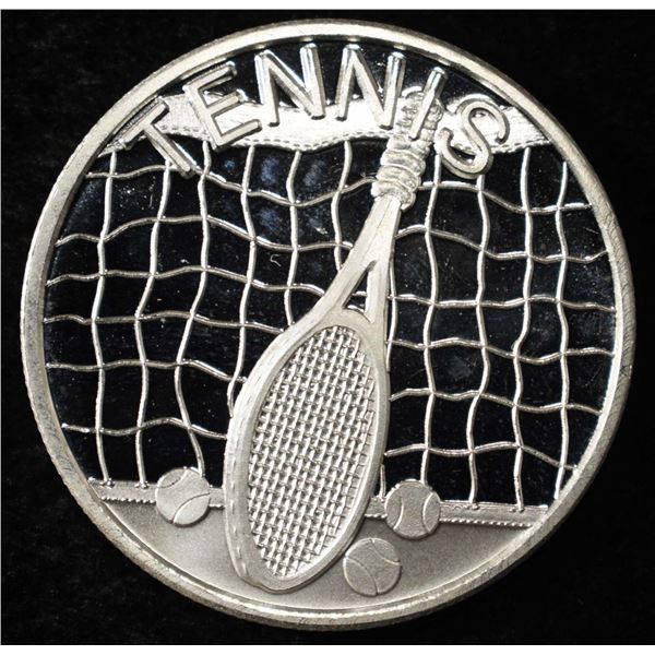 TENNIS 1 OZ .999 SILVER ROUND