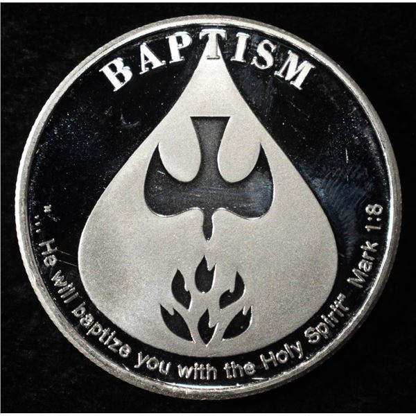 BAPTISM 1 OZ .999 SILVER ROUND