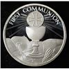 Image 1 : FIRST COMMUNION 1 OZ .999 SILVER ROUND