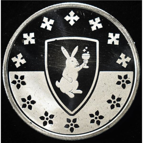 RABBIT 1 OZ .999 SILVER ROUND