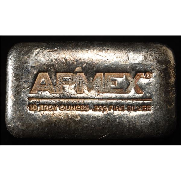APMEX 10 OZ .999 SILVER BAR