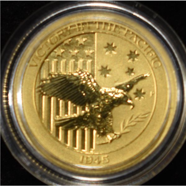 1945 1/10 OZ .9999 GOLD $15 AUSTRALIA