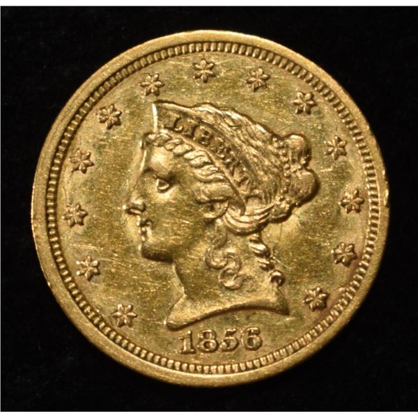 1856 $2.5 GOLD LIBERTY AU