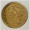 Image 1 : 1861 $2.50 LIBERTY GOLD