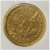 Image 2 : 1861 $2.50 LIBERTY GOLD