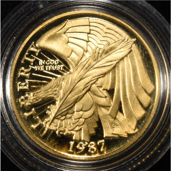 1987-W $5 COMMEM CONSTITUTION PR