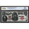 Image 1 : 1907 $5 Legal Tender Note PCGS 55