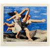 Image 1 : Pablo Picasso RUNNING ON THE BEACH Estate Signed Limited Edition Giclee