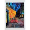 Image 1 : Vincent Van Gogh THE TERRACE CAFE Estate Signed Limited Edition Giclee