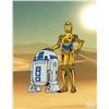 Image 1 : STAR WARS Droids R2-D2 and C-3PO Sericel Animation Art