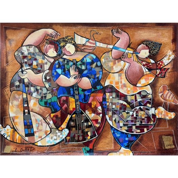 Dorit Levi PEACEFUL FEELINGS Hand Signed Limited Edition Serigraph