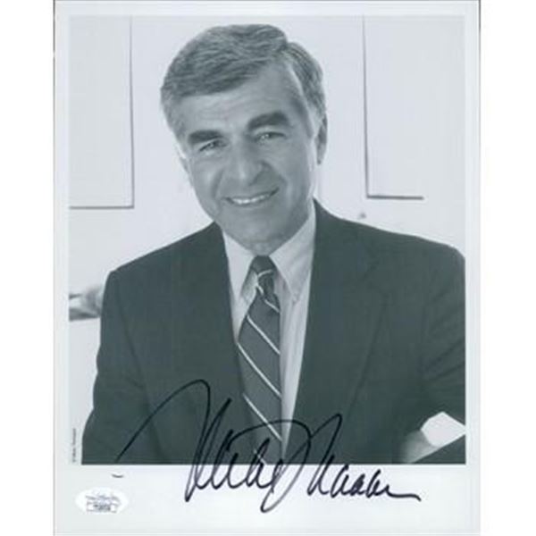 Governor of Massachusetts  Michael Dukakis Signed 8x10 Cardstock Photo JSA Authen