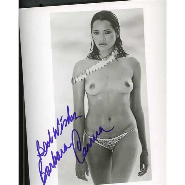 Bond Girl Barbara Carrera signed photo