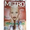 Image 1 : Gwen Stefani signed Metro Magazine cover