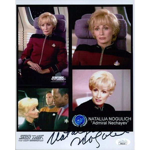 Star Trek: The Next Generation Natalija Nogulich Signed 8x10 Matte Promo Photo JSA Authenticated