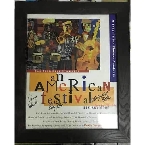 Grateful Dead Signed San Francisco Symphony Poster