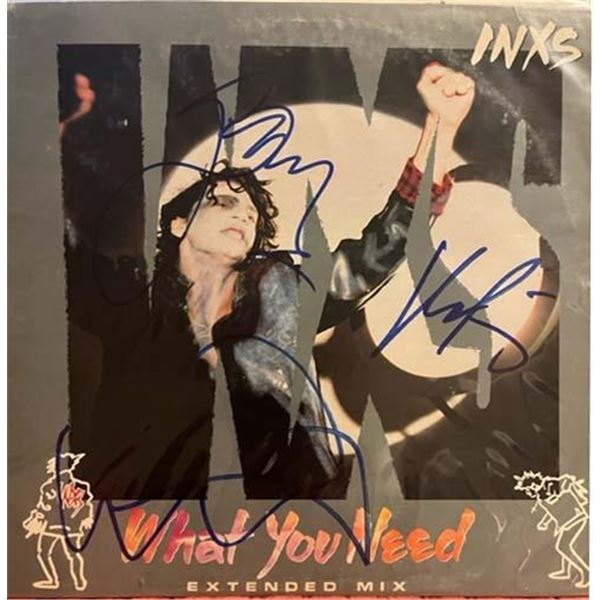 INXS What You Need band signed EP