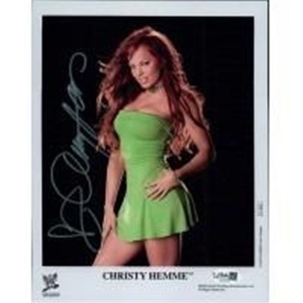 TNA Wrestler Christy Hemme Signed Photo