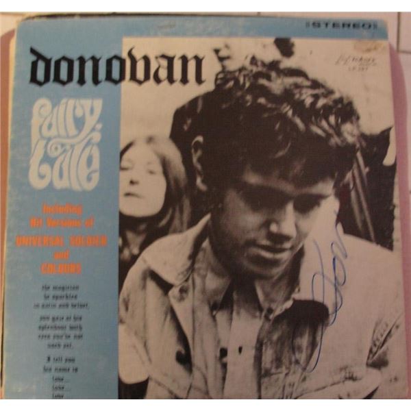 Donovan signed album
