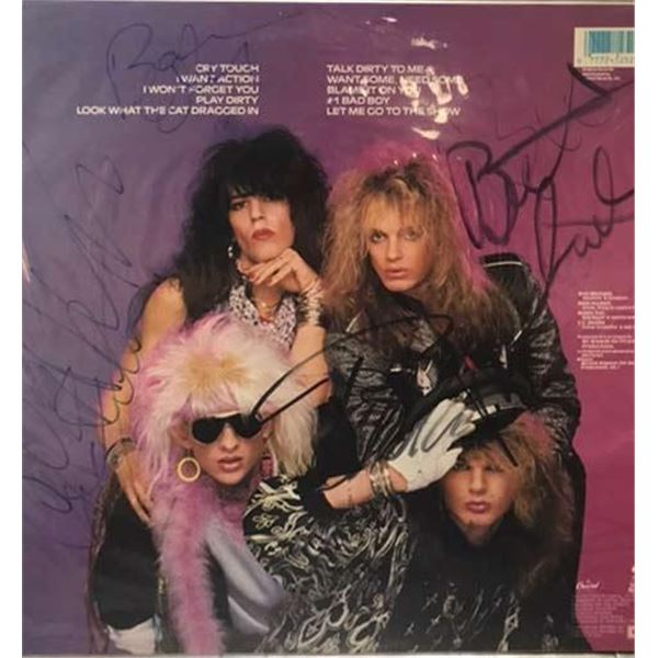 Poison signed signed album