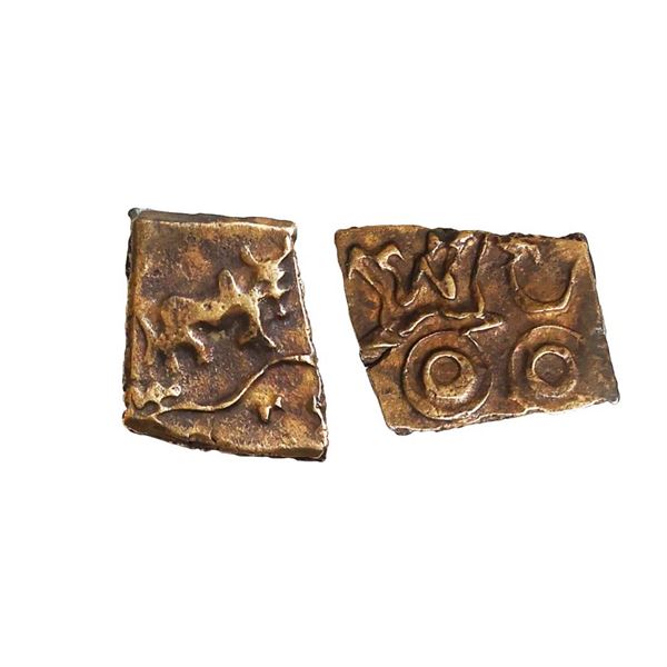 Ancient, Sebakas of Vidarbha (2nd-1st Century BC), Copper fractional Unit, 1.23 gms