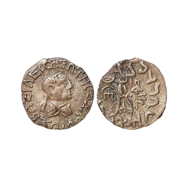 Ancient, Indo Greeks, Zoilus II (55-35 BC), Silver Drachm, 1.74 gms