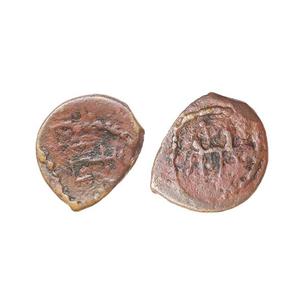 Ancient, Kota Kula dynasty of Punjab, (late 4th Century AD), Copper Unit, 2.40 gms