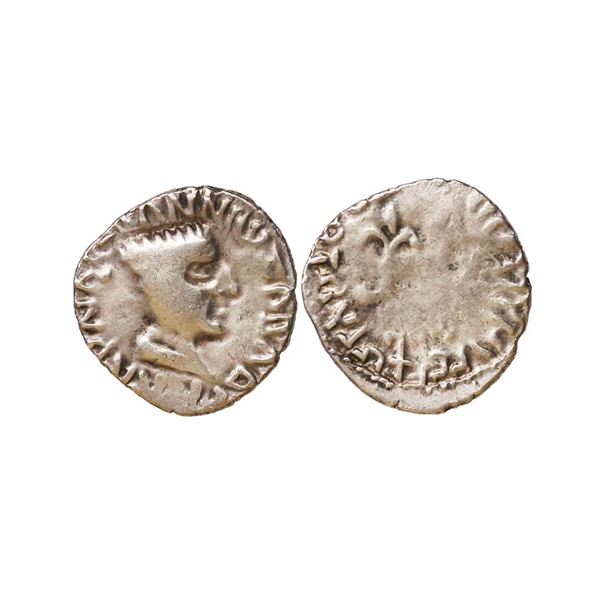 Western Kshatrapas, Nahapana(119-124 AD), Silver Drachm, 2.21 gms